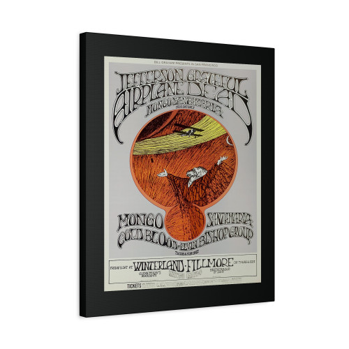 Jefferson Airplane And Grateful Dead Canvas Print Poster