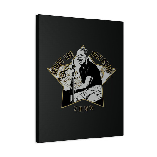 Jerry Lee Lewis Fan Club Canvas Print Poster