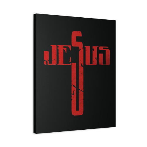 Jesus Cross Christian Canvas Print Poster