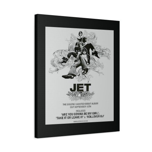 Jet Get Born Uk Promo Canvas Print Poster