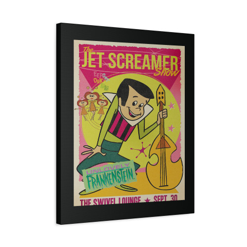 Jet Screamer Concert Canvas Print Poster