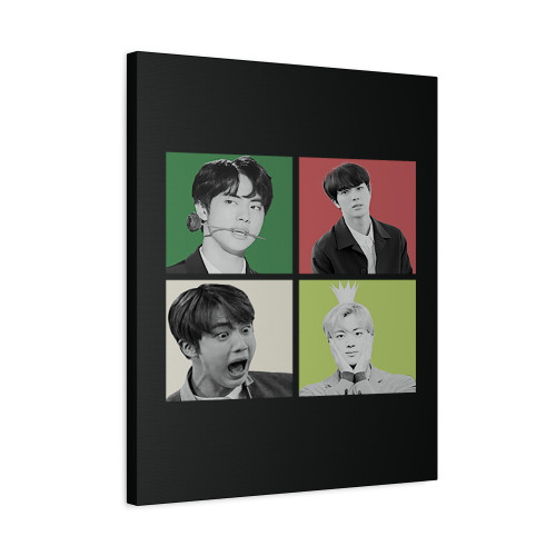 Jin Cute Bts Canvas Print Poster