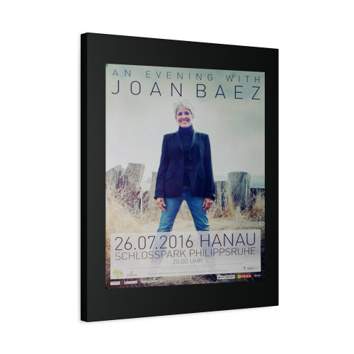 Joan Beaz An Evening With Hanau 2016 Canvas Print Poster