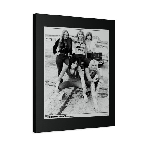 Joan Jett And The Runaways London 1976 Canvas Print Poster