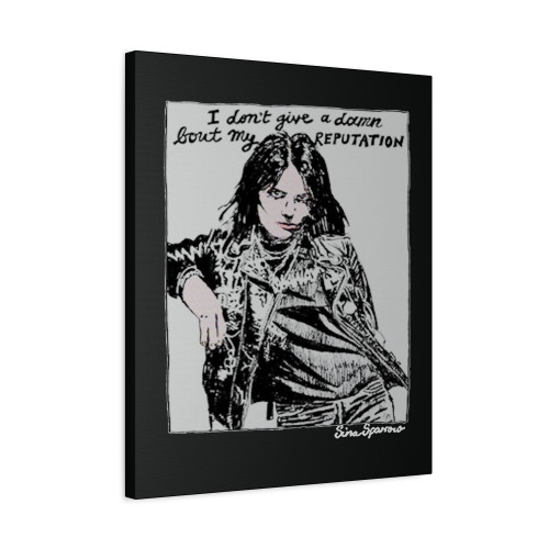 Joan Jett I Do Not Give A Damn Bout My Reputation Canvas Print Poster