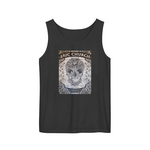 2014 Eric Church Knoxville Silkscreen Concert Poster Unisex Tank Top