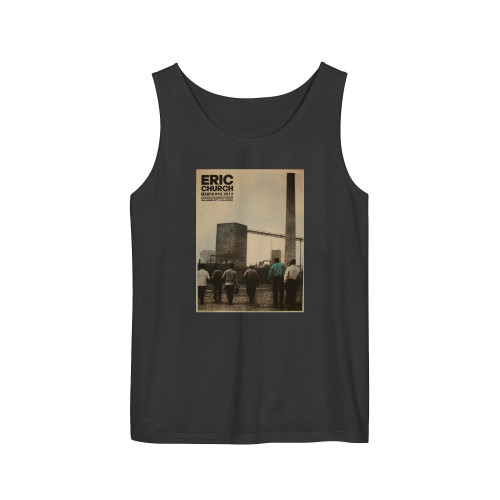 2012 Eric Church Oklahoma City Silkscreen Concert Poster Unisex Tank Top