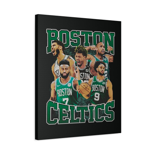 Boston Basketball Team Canvas Print Poster