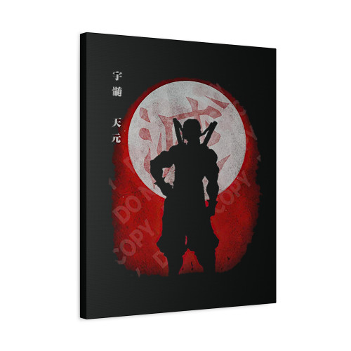 Demon Slayer Tengen Silhouette Canvas Print Poster