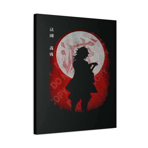 Demon Slayer Tomioka Giyu Canvas Print Poster