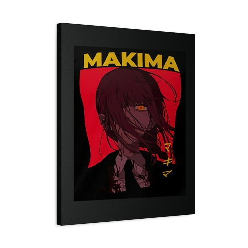 Devil Hunter Makima Chainsaw Man Canvas Print Poster