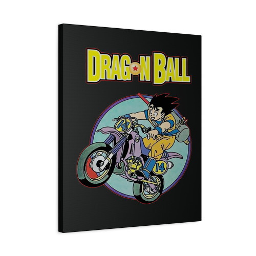 Dragon Ball Z Goku Retro Canvas Print Poster