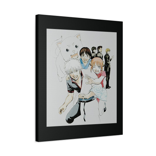 Gintama Gintoki Sakata Sadaharu Shinseigumi Canvas Print Poster