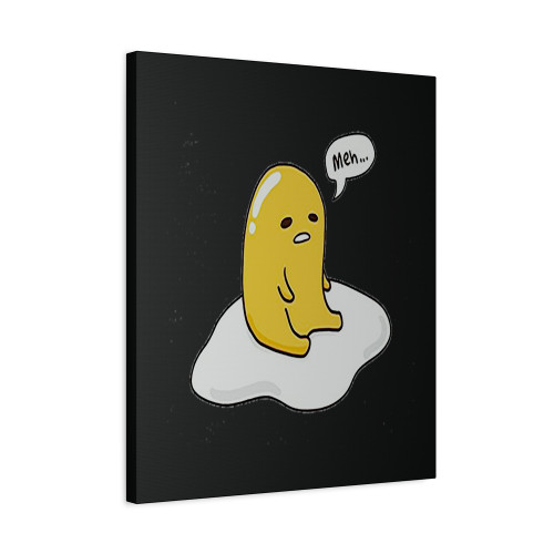 Gudetama Egg Meh Canvas Print Poster Gudetama Egg Meh Canvas Print Poster
