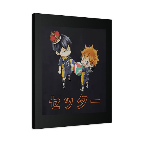 Haikyu Kageyama Tobio And Hinata Shoyo Canvas Print Poster