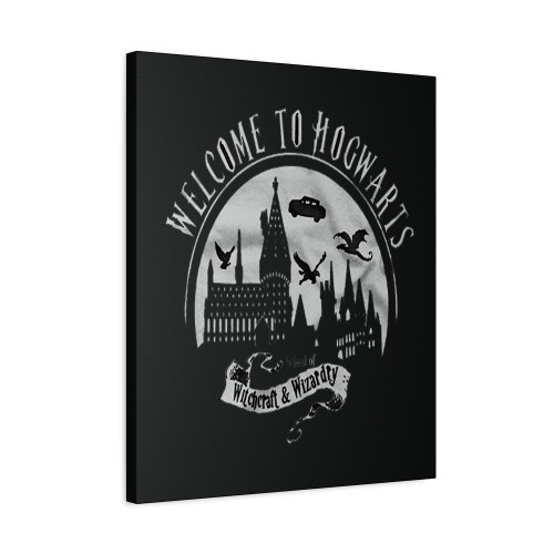 Harry Potter Welcome To Hogwarts Canvas Print Poster