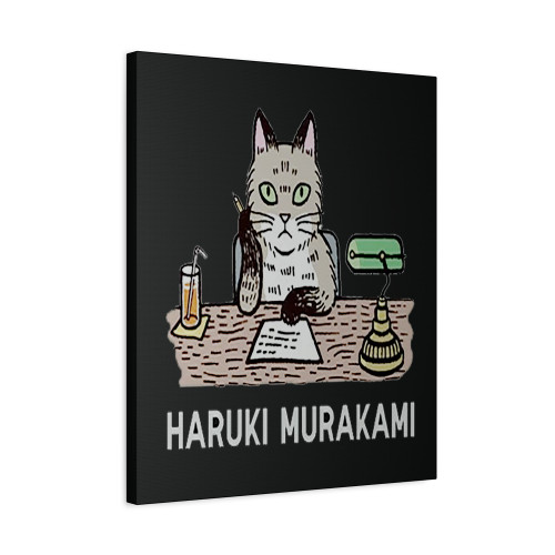 Haruki Murakami Japanese Retro Vintage Book Canvas Print Poster