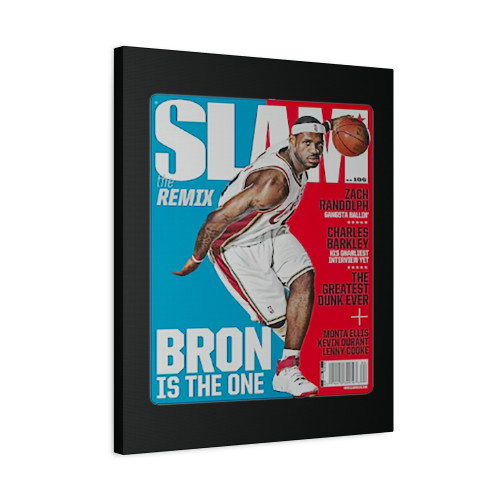Lebron James Chosen One Slam Cover Bron Is The One Canvas Print Poster Lebron James Chosen One Slam Cover Bron Is The One Canvas Print Poster