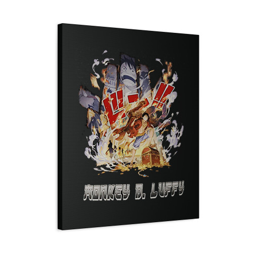 Monkey D Luffy One Piece Pirates King Canvas Print Poster