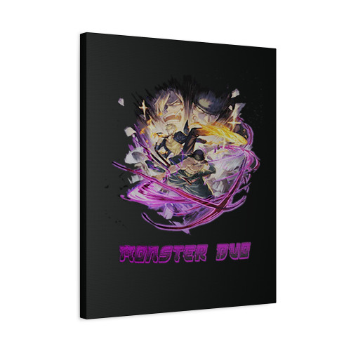 Monster Dou Roronoa Zoro Vinsmoke Sanji Anime One Piece Canvas Print Poster
