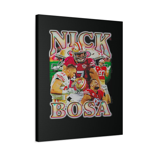 Nick Bosa San Fransisco Football Team Canvas Print Poster