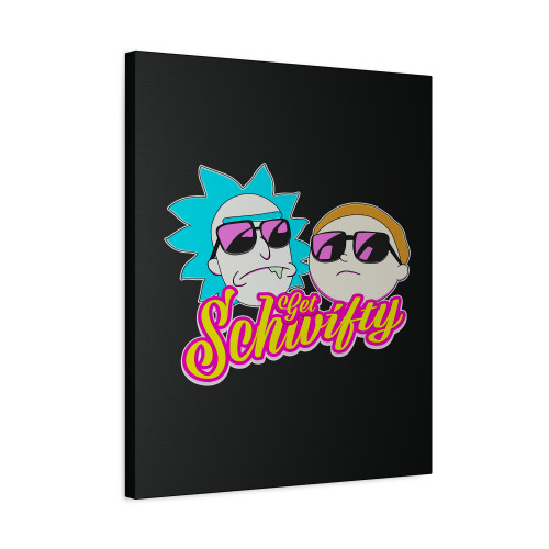 Rick And Morty Get Schwifty Canvas Print Poster