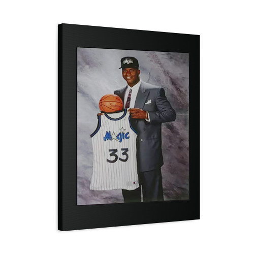 Shaquille Oneal Orlando Magic Draft Day Canvas Print Poster