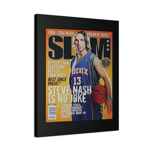 Steve Nash Phoenix Suns Nba Slam Cover Canvas Print Poster