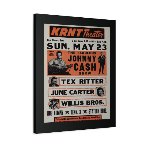 The Fabulous Johnny Cash Show 2 Canvas Print Poster The Fabulous Johnny Cash Show 2 Canvas Print Poster