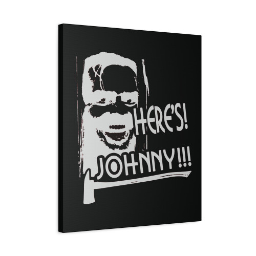 Stanley Kubrick The Shining Redrum Horror Heres Johnny Canvas Print Poster