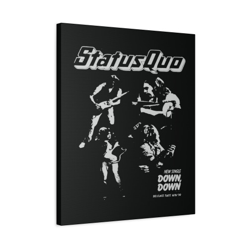 Status Quo Down Down Single Canvas Print Poster