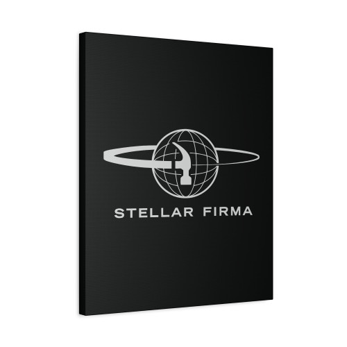 Stellar Firma Podcast Logo Canvas Print Poster