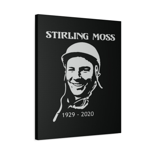 Stirling Moss Tribute Canvas Print Poster