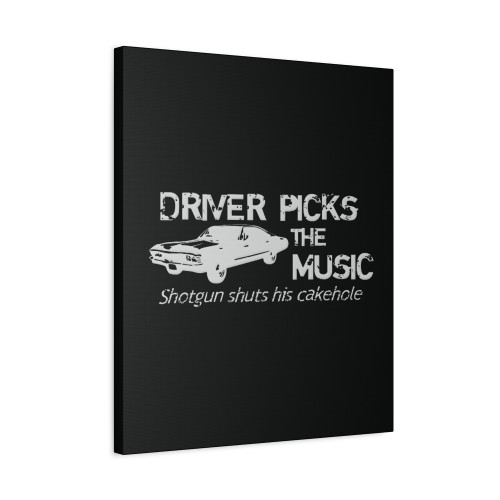 Supernatural Driver Picks The Music Canvas Print Poster Supernatural Driver Picks The Music Canvas Print Poster