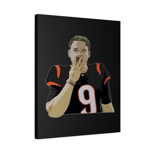 Joe Burrow Stogie Canvas Print Poster