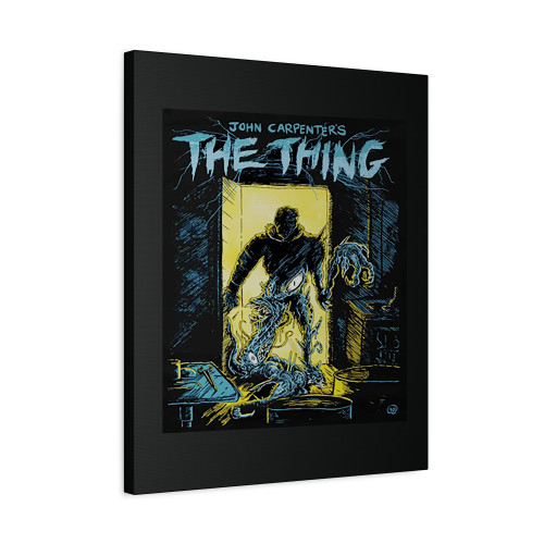 John Carpenters The Thing Horror Movie Canvas Print Poster