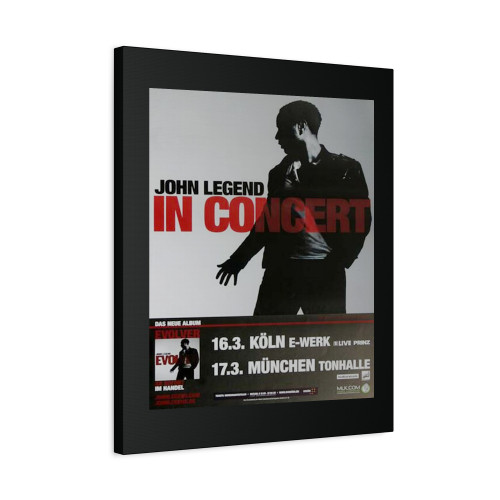 John Legend Evolver Koln & Munchen 2009 Canvas Print Poster