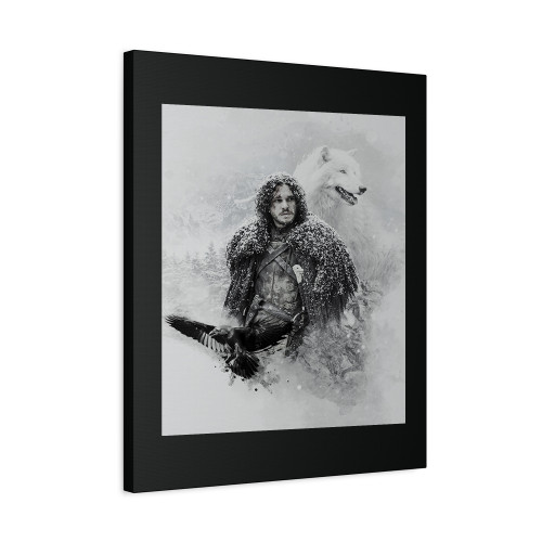 John Snow Game Of Thrones Canvas Print Poster
