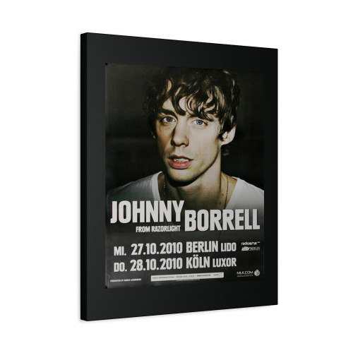Johnny Borrell Razorlight Berlin & Koln 2010 Canvas Print Poster