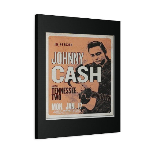 Johnny Cash Picture Metal Sign Canvas Print Poster