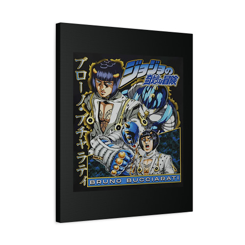 Jojo Bizarre Adventure Bruno Bucciarati Canvas Print Poster