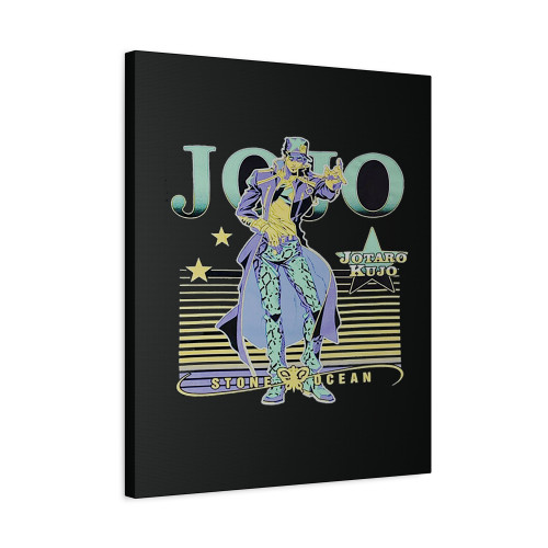 Jojo Bizarre Adventure Jotaro Kujo Canvas Print Poster