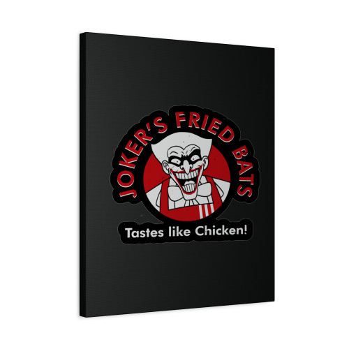 Joker Is Fried Bats Canvas Print Poster