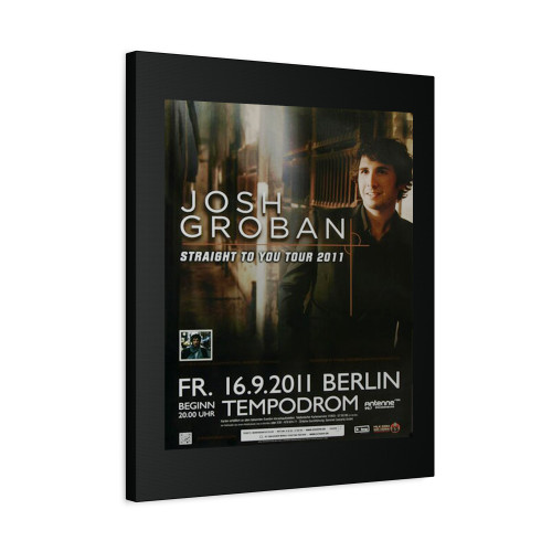 Josh Groban Illuminations Berlin 2011 Canvas Print Poster