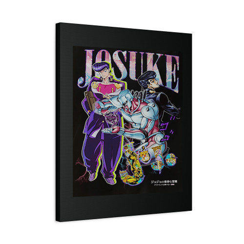 Josuke Higashikata Jojo Adventure Bizarre Canvas Print Poster