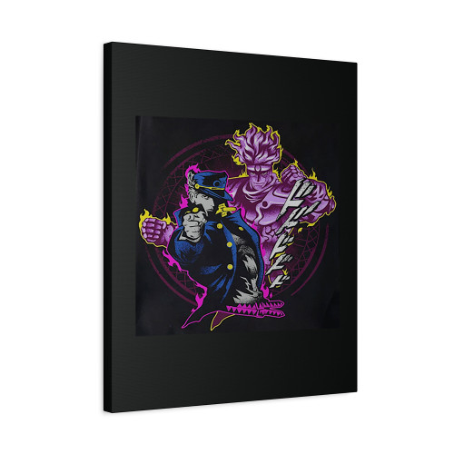 Jotaro Kujo Anime Jojo Bizarre Adventure Canvas Print Poster