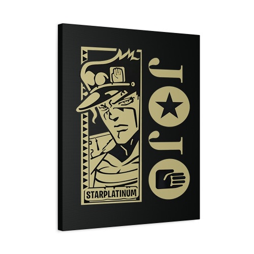 Jotaro Kujo Star Platinum Jojo Adventure Bizarre Canvas Print Poster