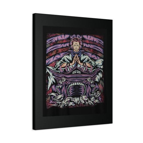 Jujutsu Kaisen Yuji Itadori Art Vintage Canvas Print Poster