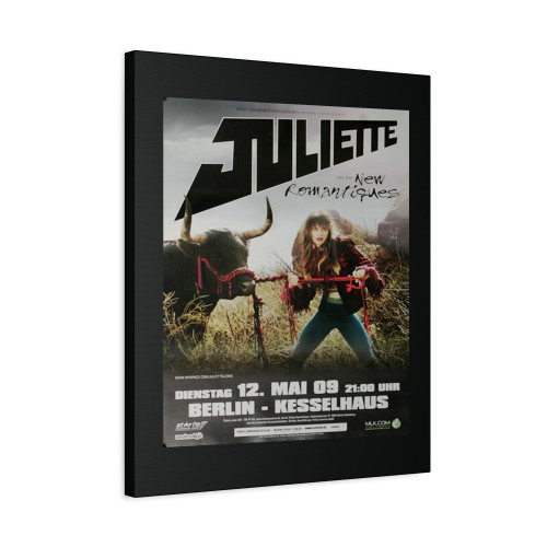 Juliette Lewis Hard Loving Woman Berlin 2009 Canvas Print Poster