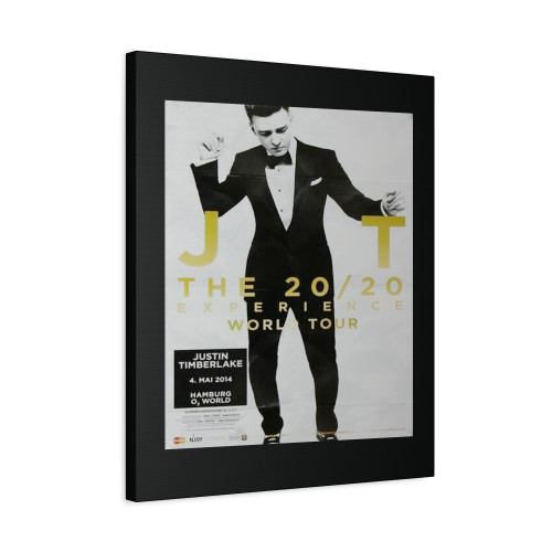 Justin Timberlake Mirrorr Hamburg 2014 Canvas Print Poster